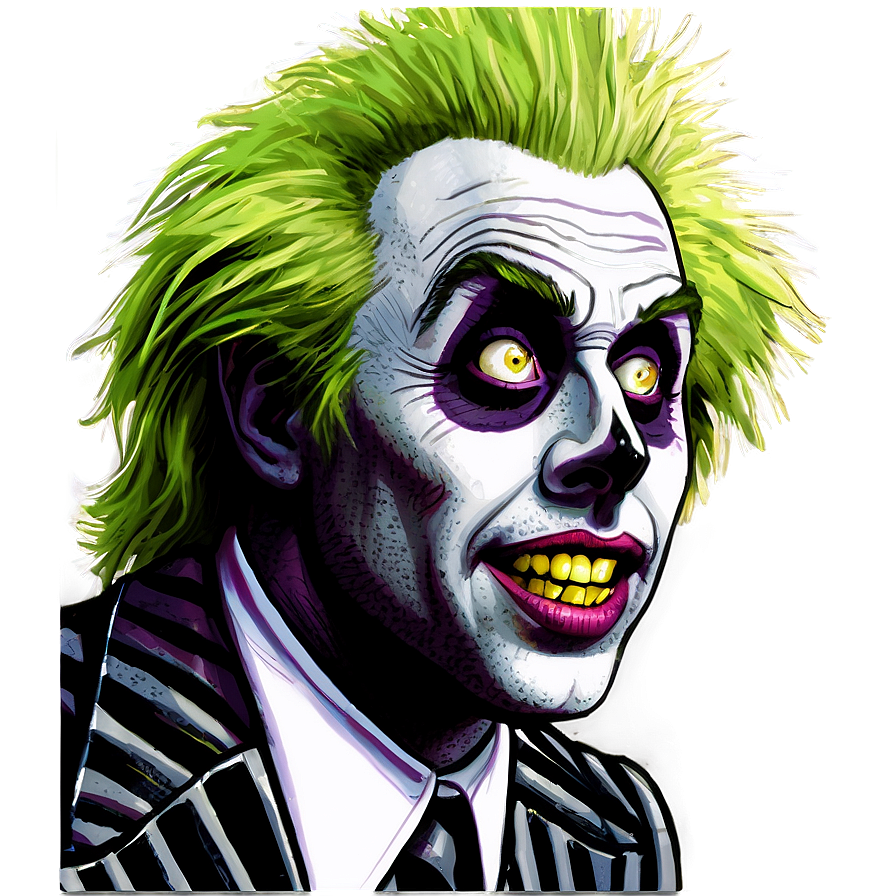 Beetlejuice Comic Style Png 88 PNG Image