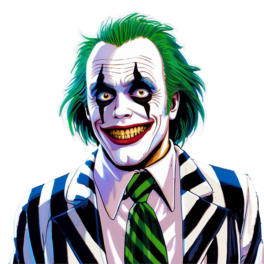 Beetlejuice Comic Style Png Tnp PNG Image