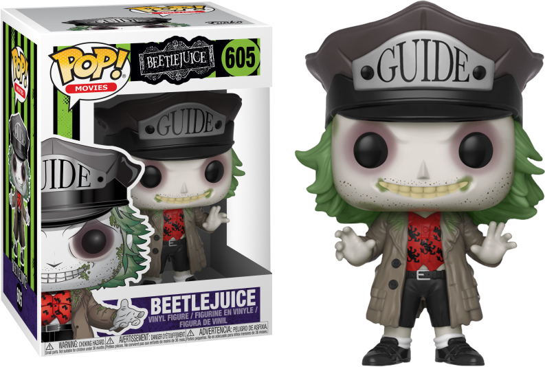 Beetlejuice Guide Pop Figure PNG Image