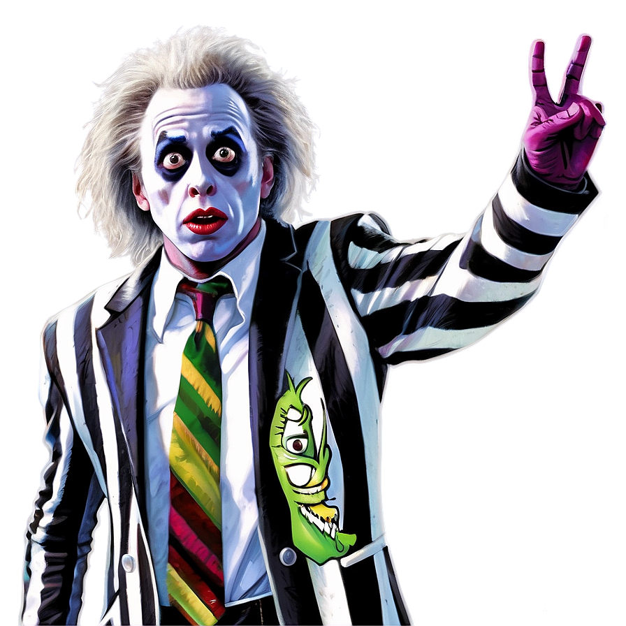 Beetlejuice In Action Png Ydu PNG Image