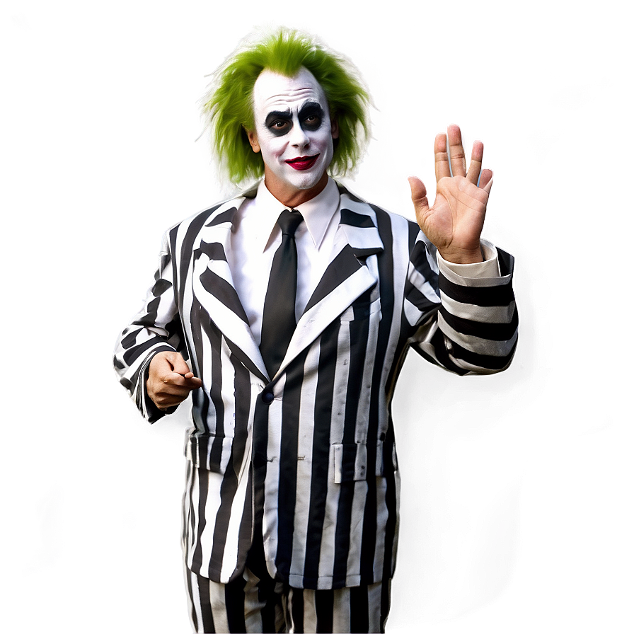 Beetlejuice In Suit Png Ghj PNG Image