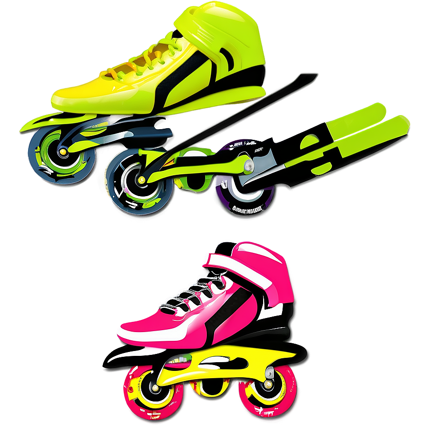 Beginner Rollerblades Png Bdt PNG Image