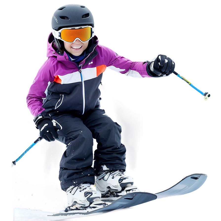 Beginners Skiing Png Ptl42 PNG Image