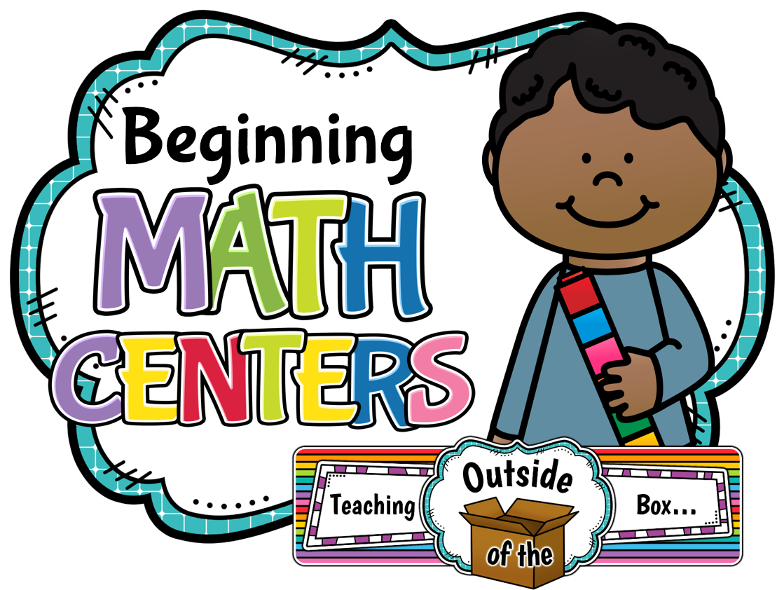 Beginning Math Centers Illustration PNG Image