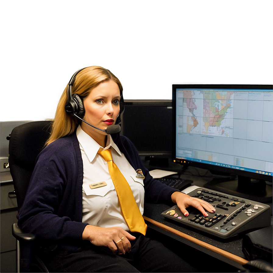 Behind The Scenes 911 Dispatcher Png 66 PNG Image