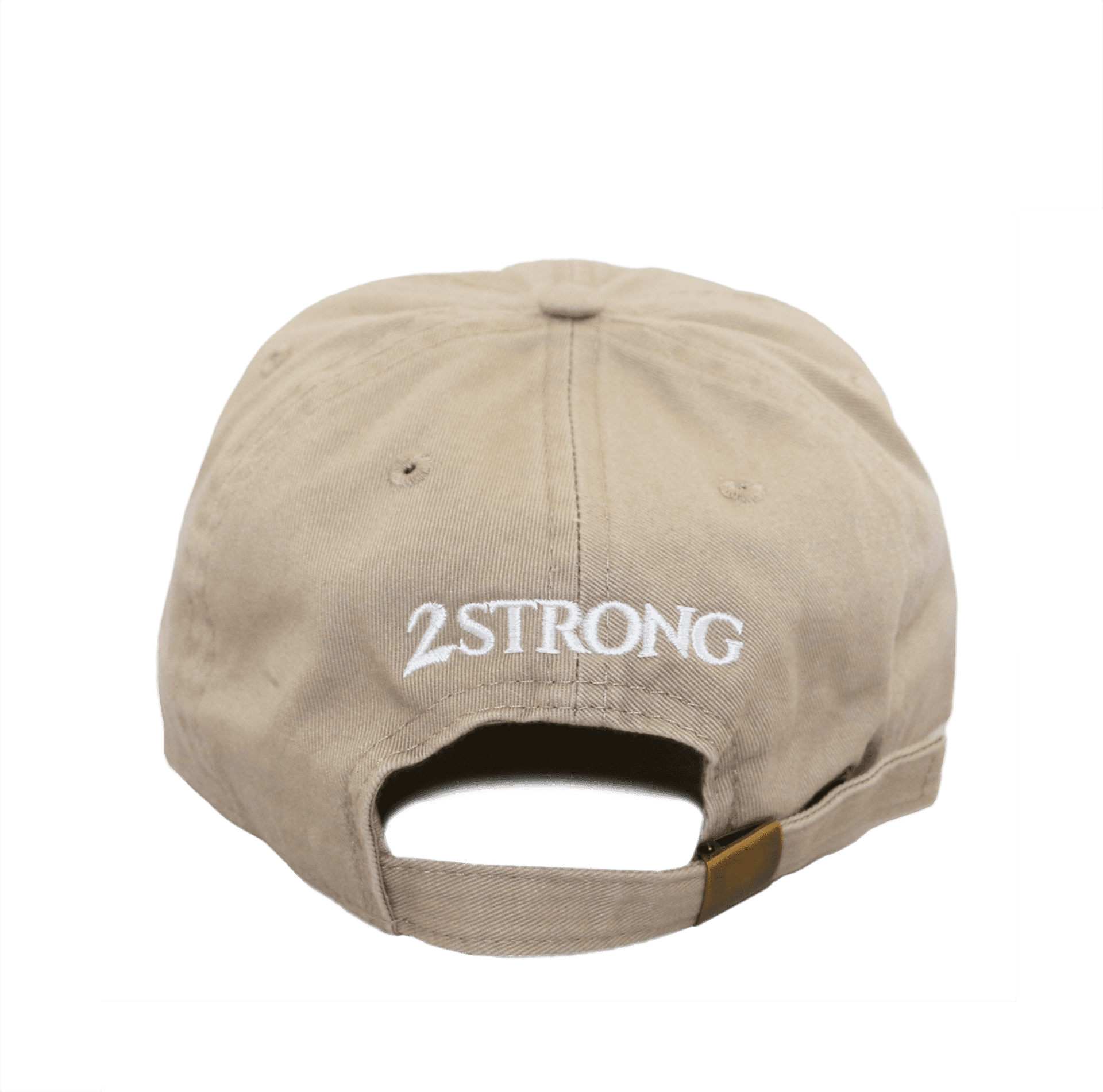 Beige Baseball Cap2 S T R O N G Back View PNG Image