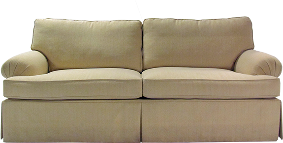 Beige Comfortable Sofa PNG Image