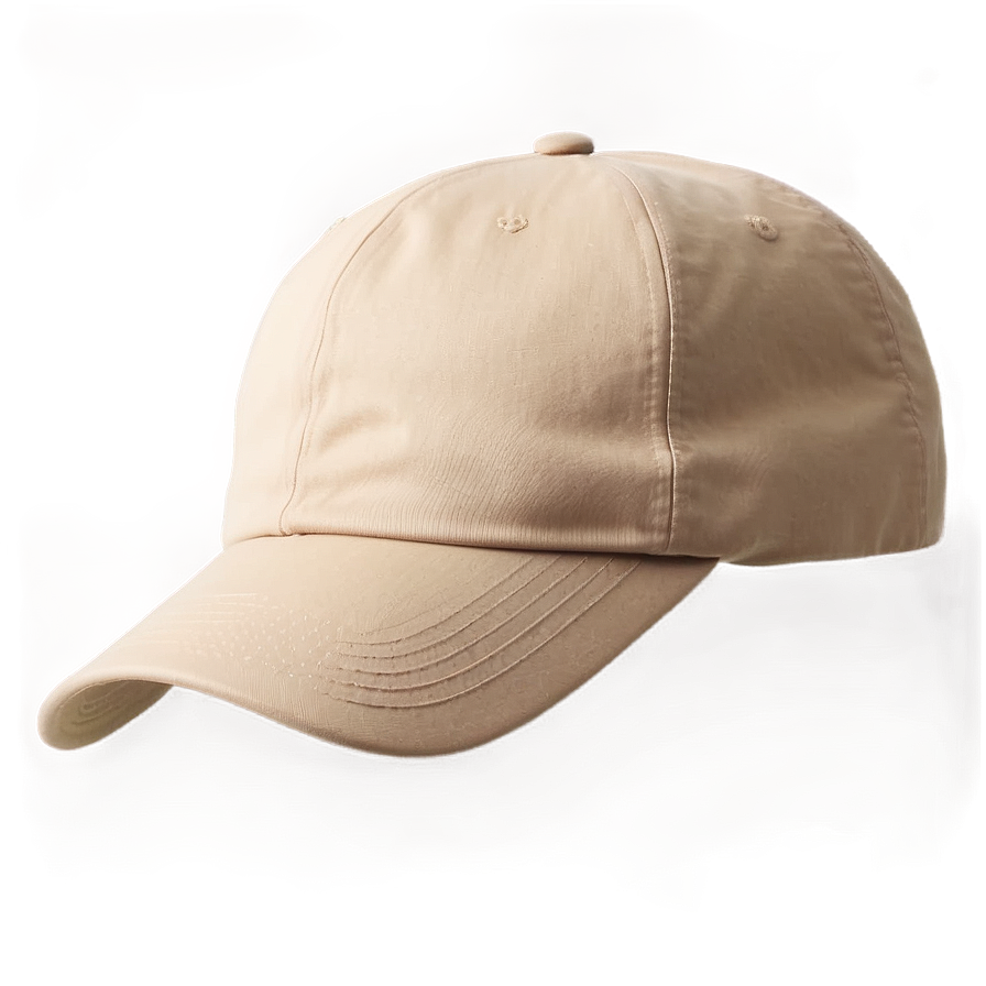 Beige Dad Hat Design Png 06272024 PNG Image