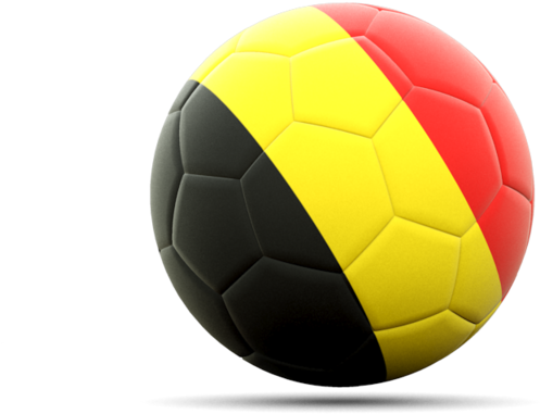 Belgium Flag Soccer Ball PNG Image