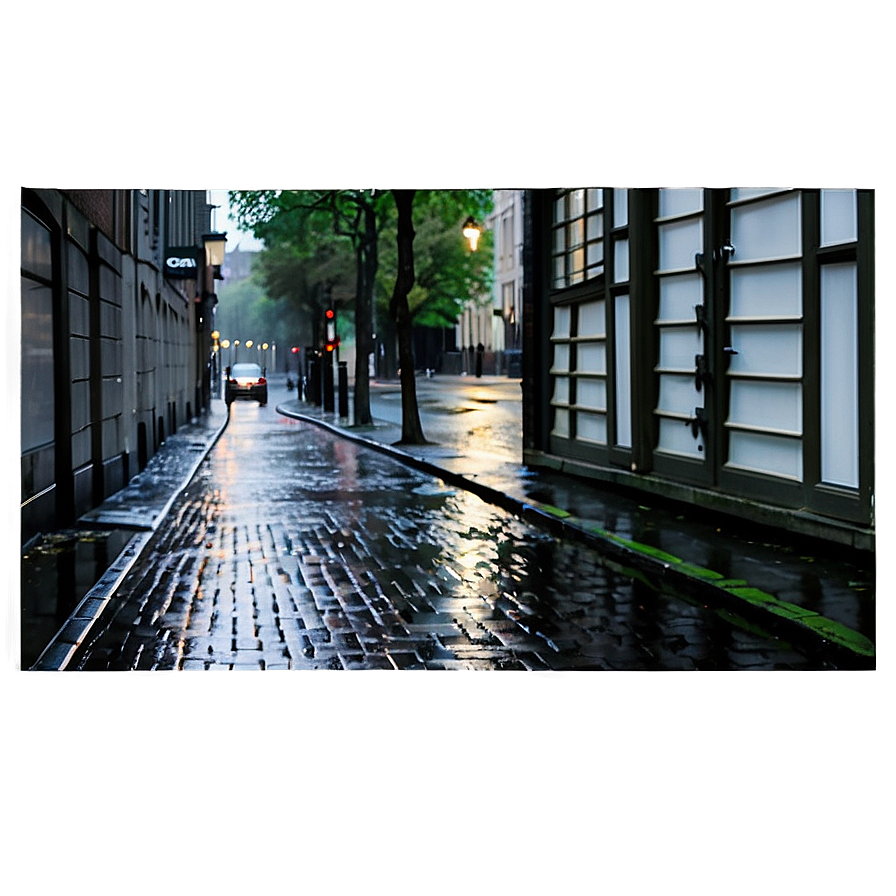 Belgium Rainy Street Png 4 PNG Image