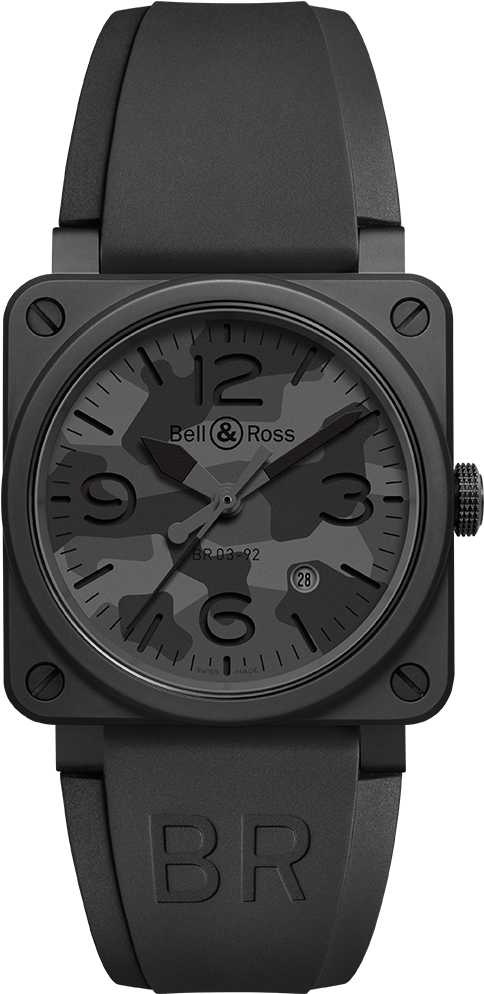 Bell Ross Black Watch PNG Image