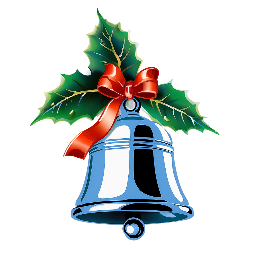 Bell With Holly Png Kyv86 PNG Image