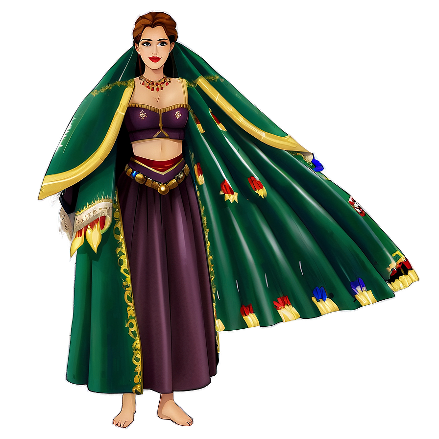 Bella Traditional Costume Png Ofe PNG Image