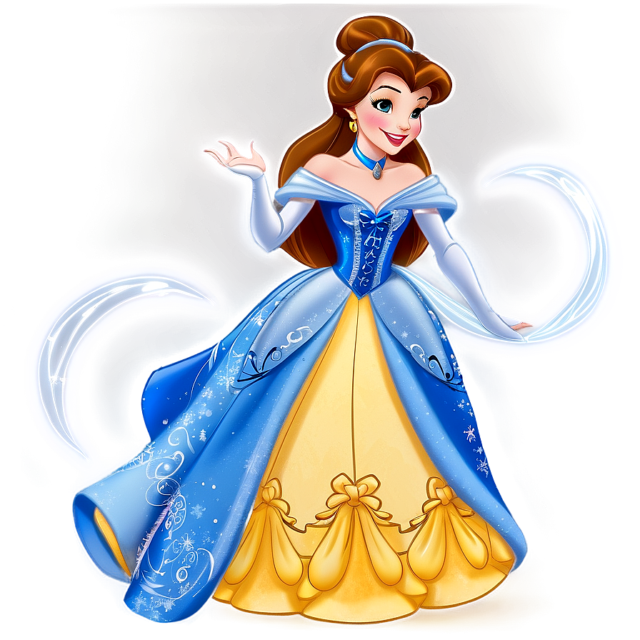 Belle Disney Princess Png Wlc55 PNG Image