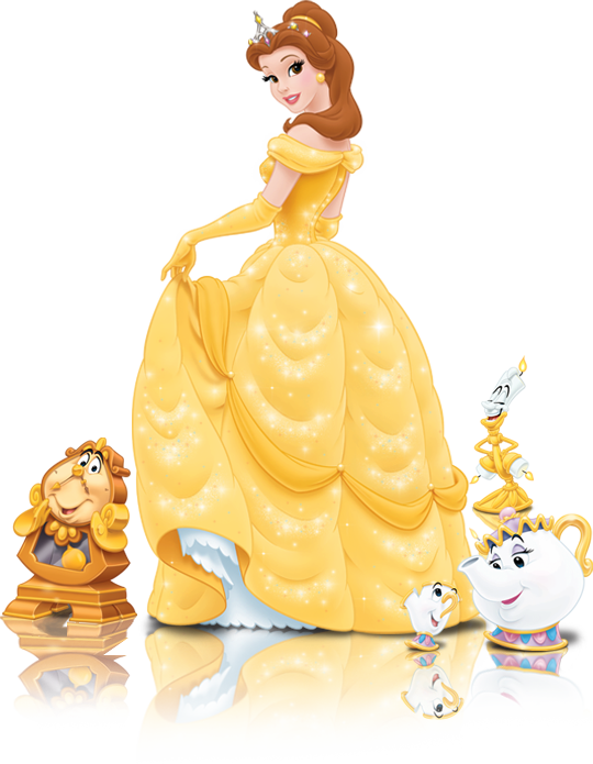 Belleand Enchanted Objects PNG Image