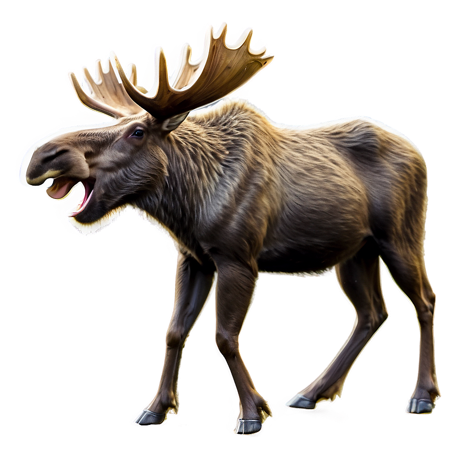 Bellowing Moose Png 06112024 PNG Image