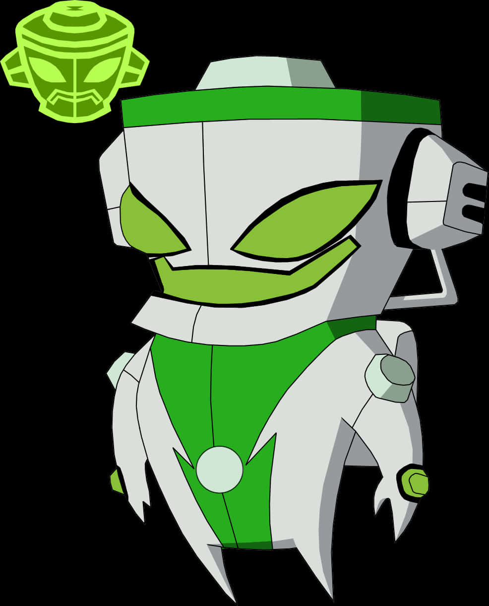 Ben_10_ Alien_ Force_ Diamondhead_ Character PNG Image