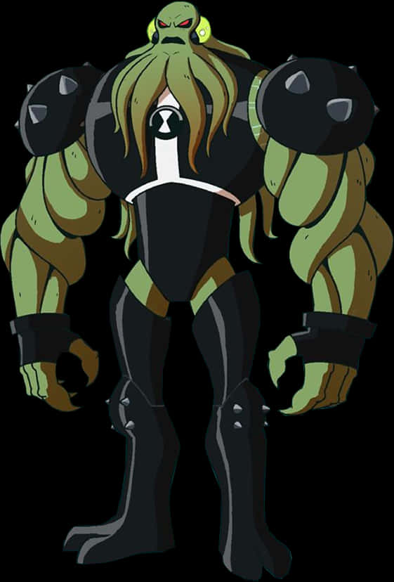 Ben_10_ Alien_ Force_ Wildvine_ Character PNG Image