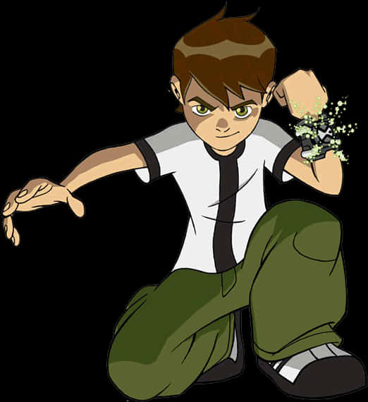 Ben10 Activating Omnitrix PNG Image