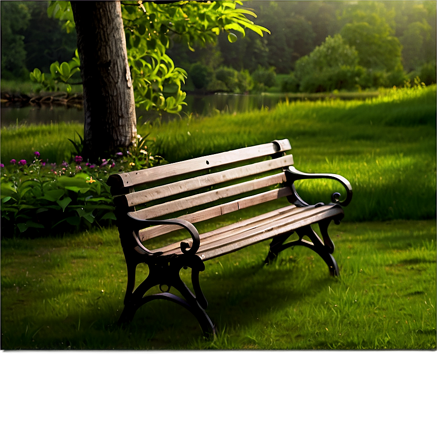 Bench In Nature Png Wts22 PNG Image