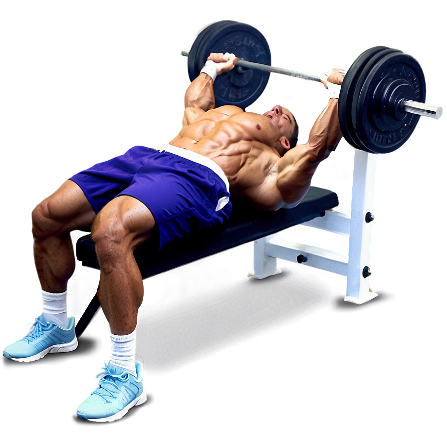 Bench Press Workout Png 9 PNG Image