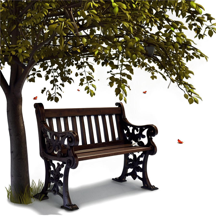 Bench Under Tree Png 05232024 PNG Image