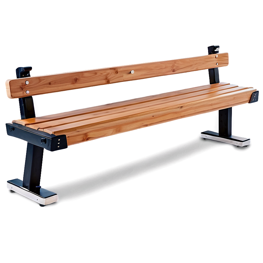 Bench With Backrest Png 05232024 PNG Image