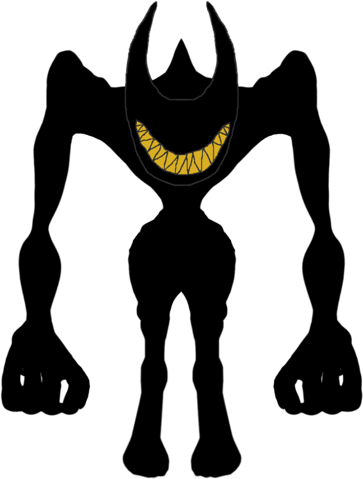 Bendy Ink Demon Silhouette PNG Image