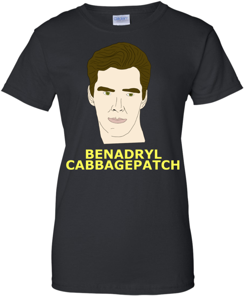 Benedryl Cabbagepatch Tshirt Mockup PNG Image