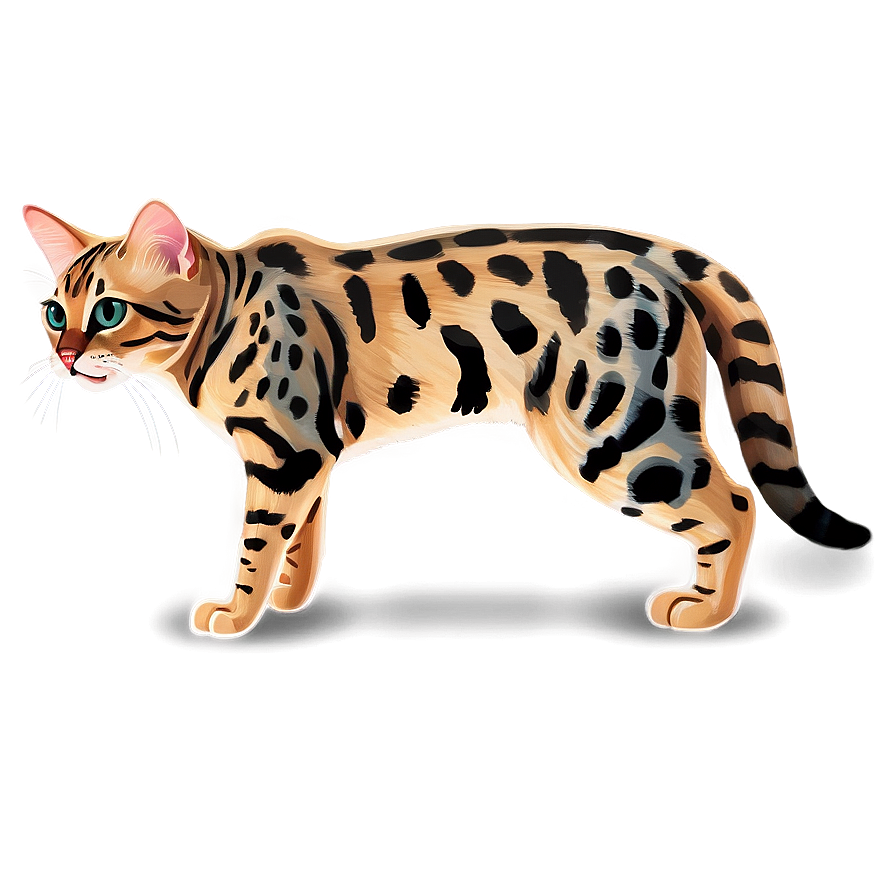 Bengal Cat Exotic Png B PNG Image