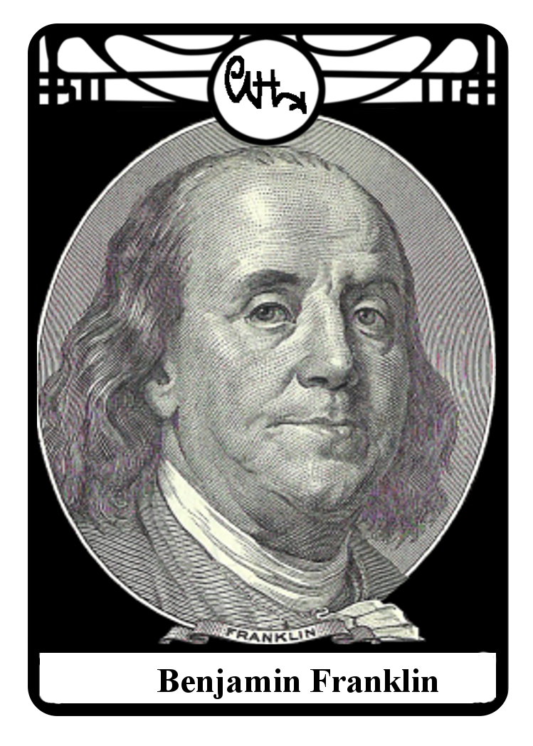 Benjamin Franklin Portrait PNG Image