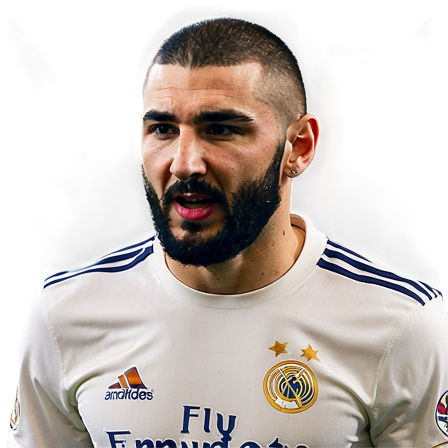 Benzema Emotional Victory Png Fum PNG Image