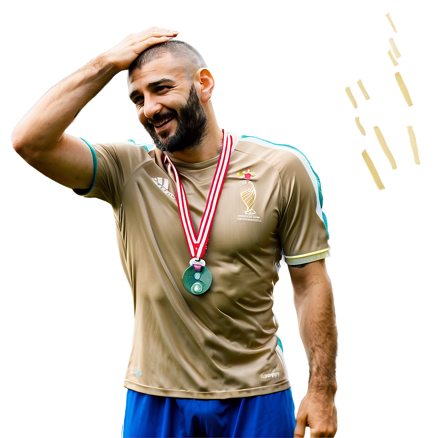 Benzema Emotional Victory Png Ord75 PNG Image