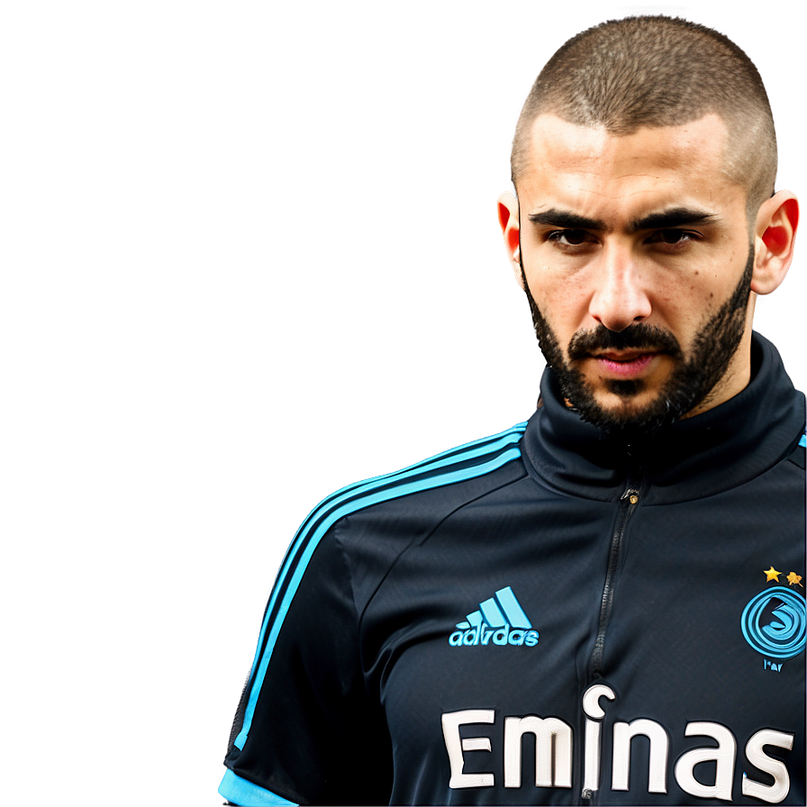 Benzema Portrait Png Dcx PNG Image