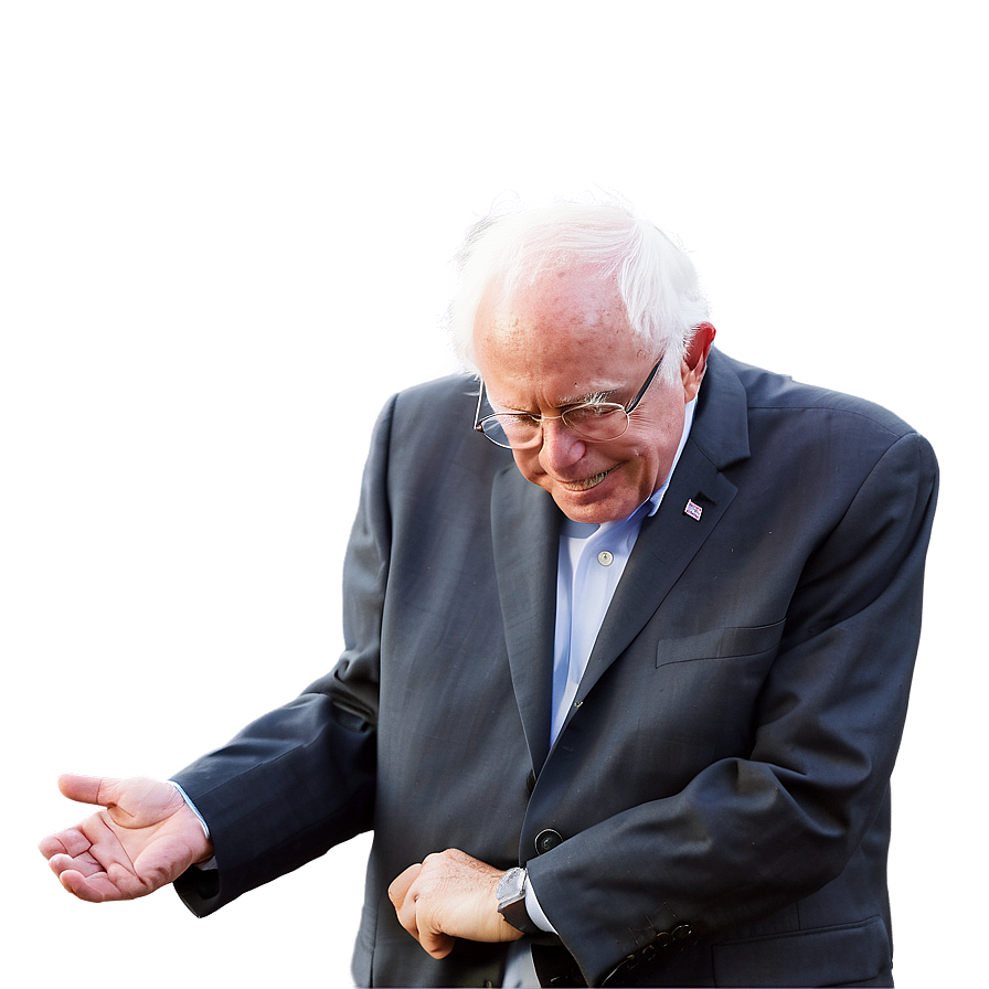 Bernie Sanders Debate Pose Png Byf PNG Image