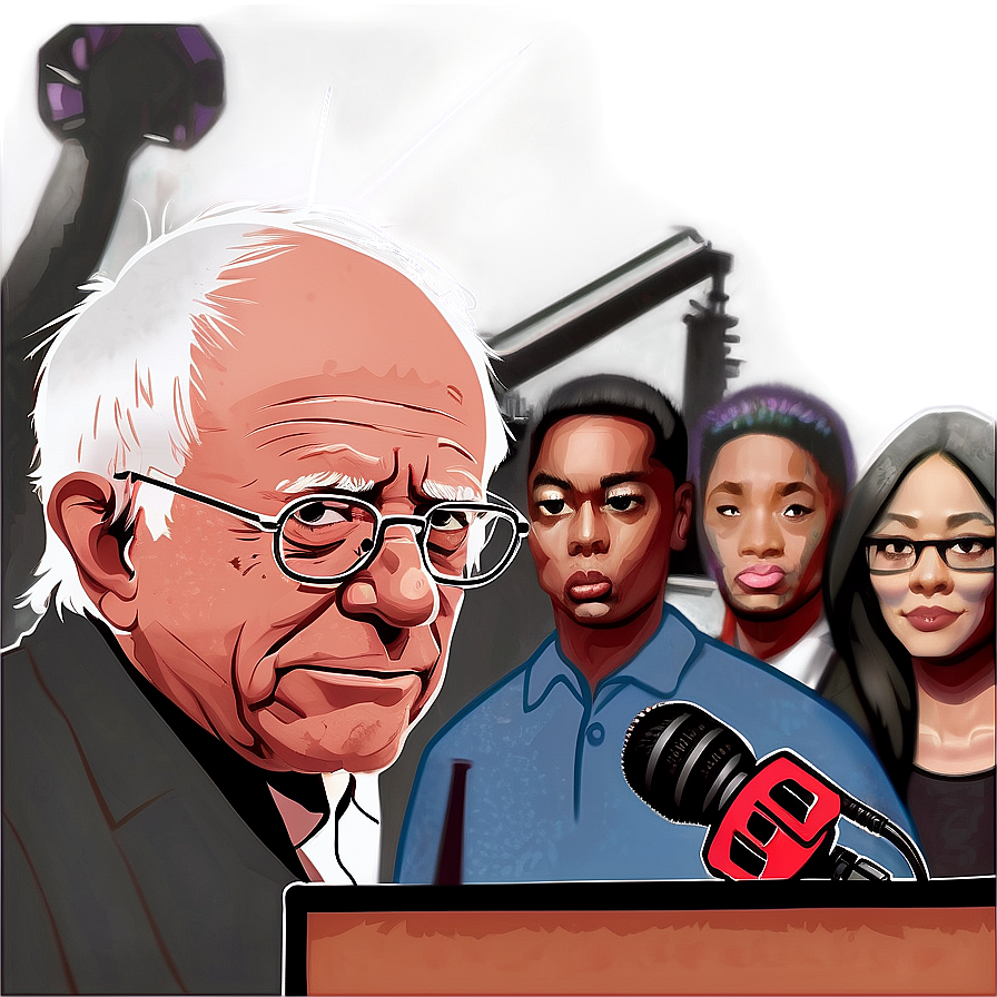 Bernie Sanders Political Visionary Png Kxx4 PNG Image