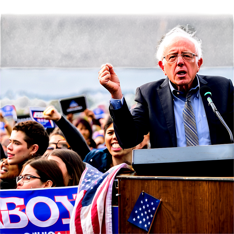 Bernie Sanders Rally Speech Png Vtm26 PNG Image