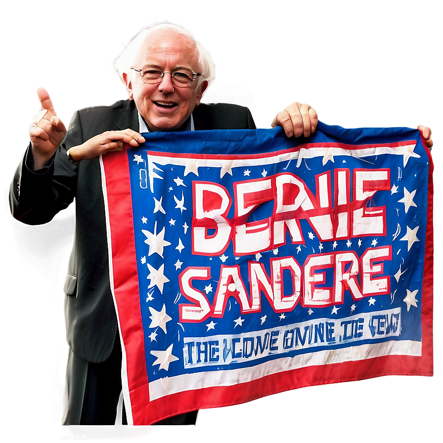 Bernie Sanders Worker's Rights Supporter Png 29 PNG Image