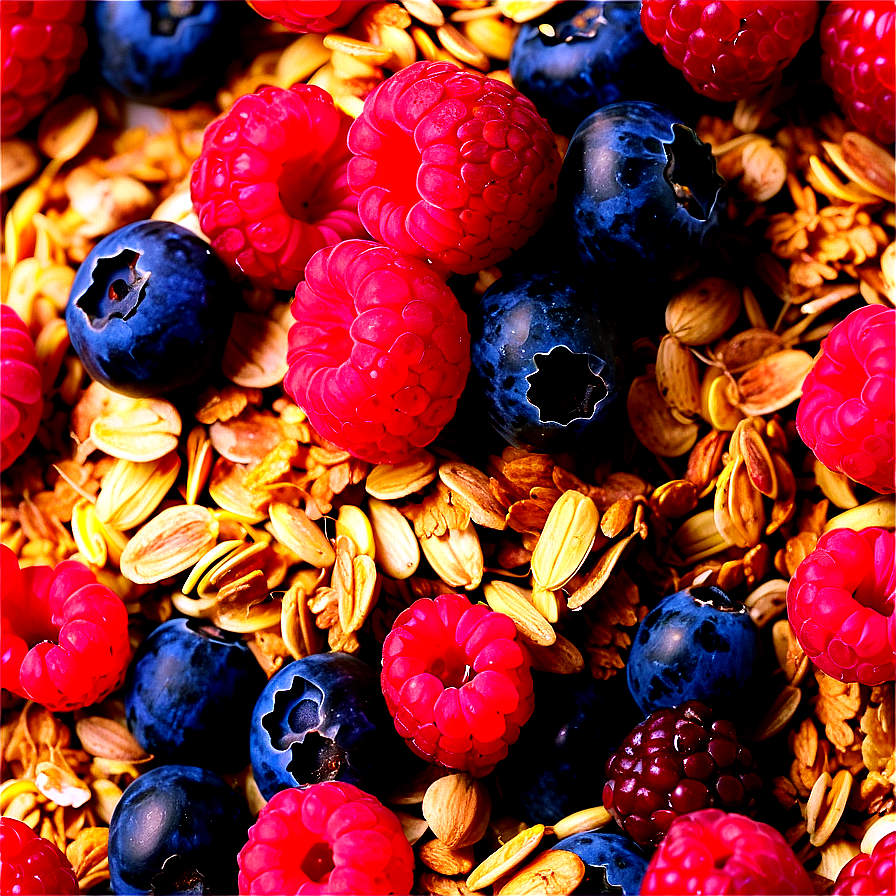 Berries And Granola Png Upd66 PNG Image