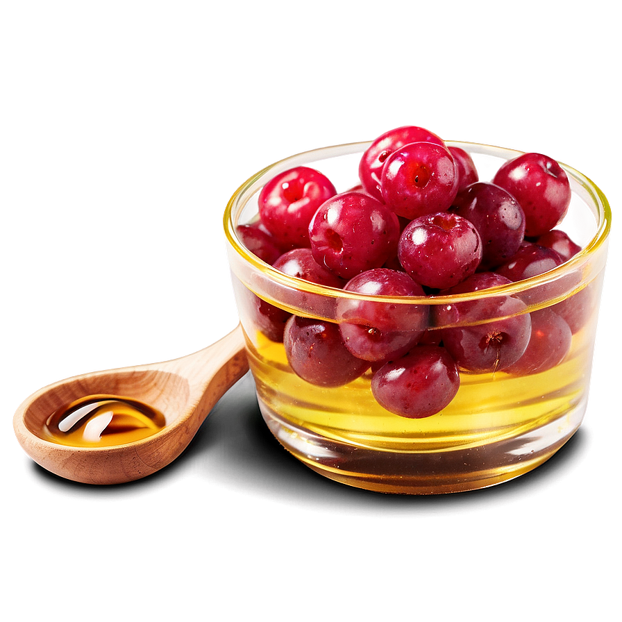 Berries With Honey Png 06122024 PNG Image