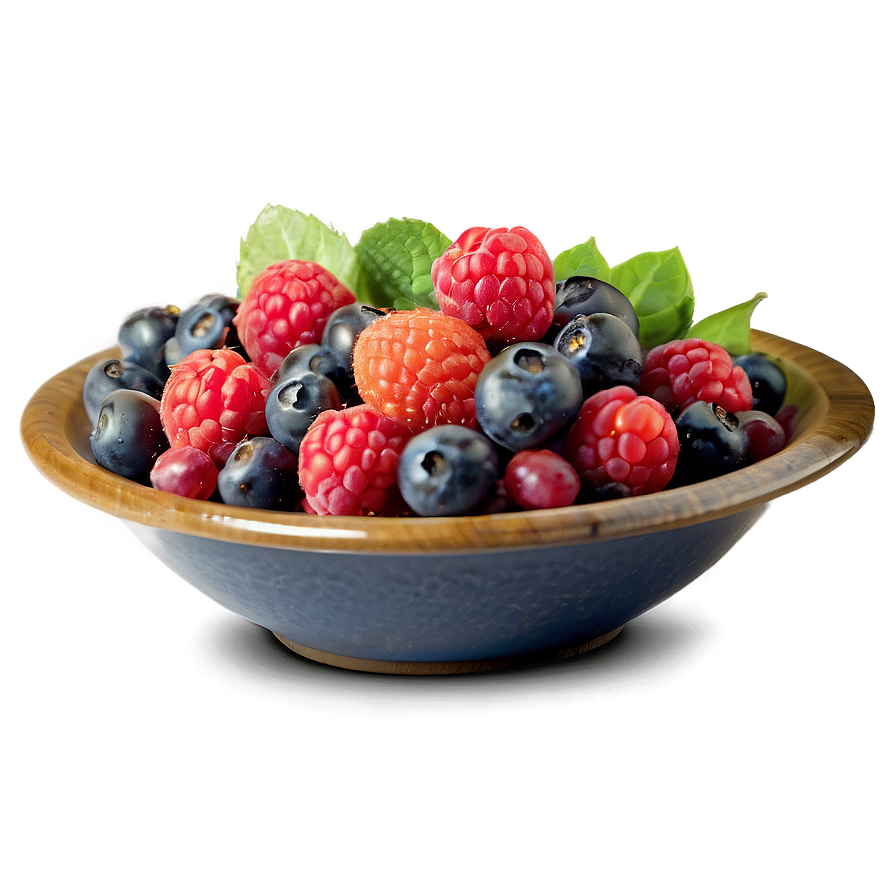 Berry Delicious Fruit Bowl Png Fka PNG Image