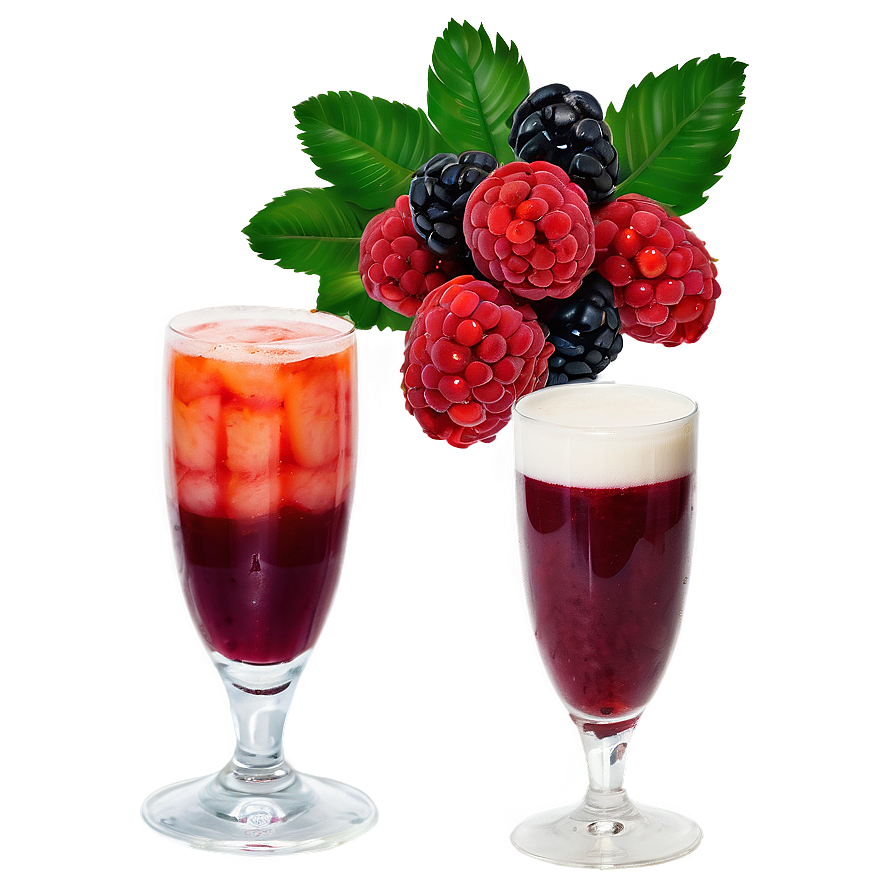 Berry Delight Mimosa Drink Png 06212024 PNG Image