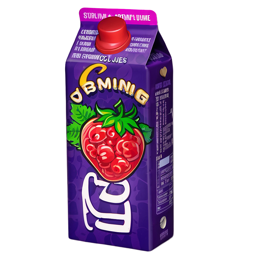 Berry Juice Box Png 06132024 PNG Image