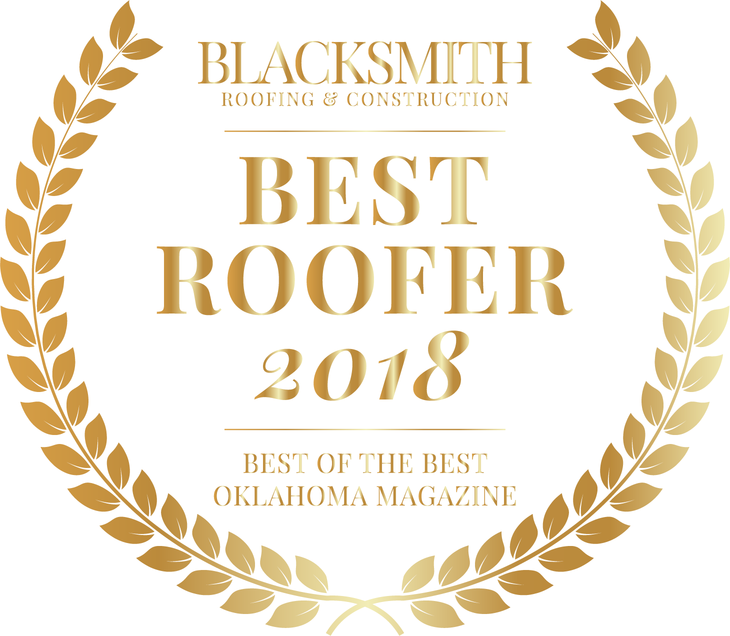 Best Roofer Award2018 Blacksmith Roofing PNG Image