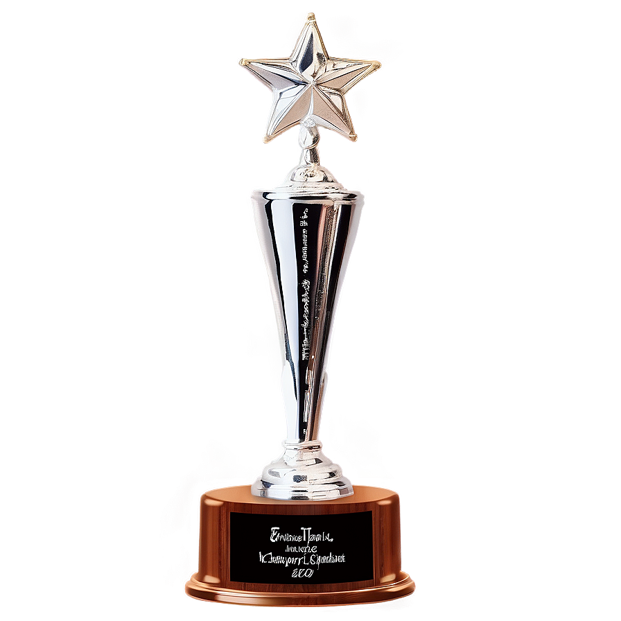 Best Teacher Trophy Png Gok PNG Image