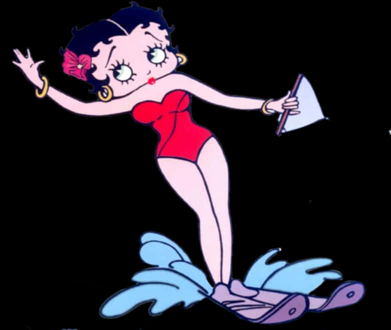 Betty Boop Classic Pose PNG Image