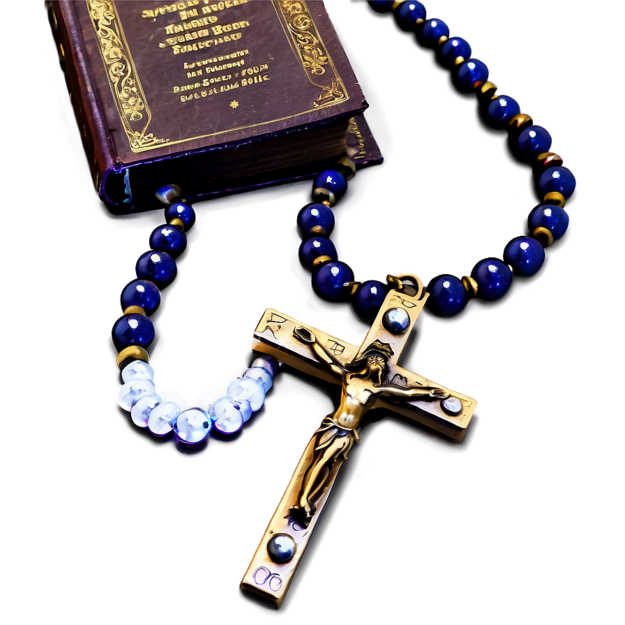 Bible And Rosary Png Fsc PNG Image