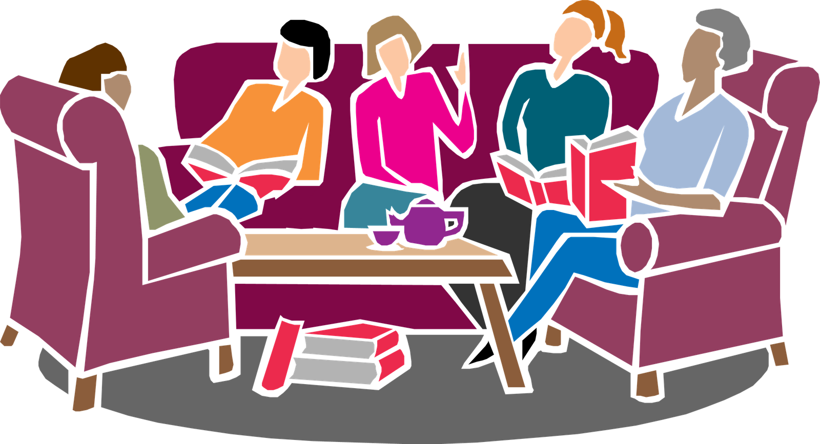 Bible Study Group Clipart PNG Image