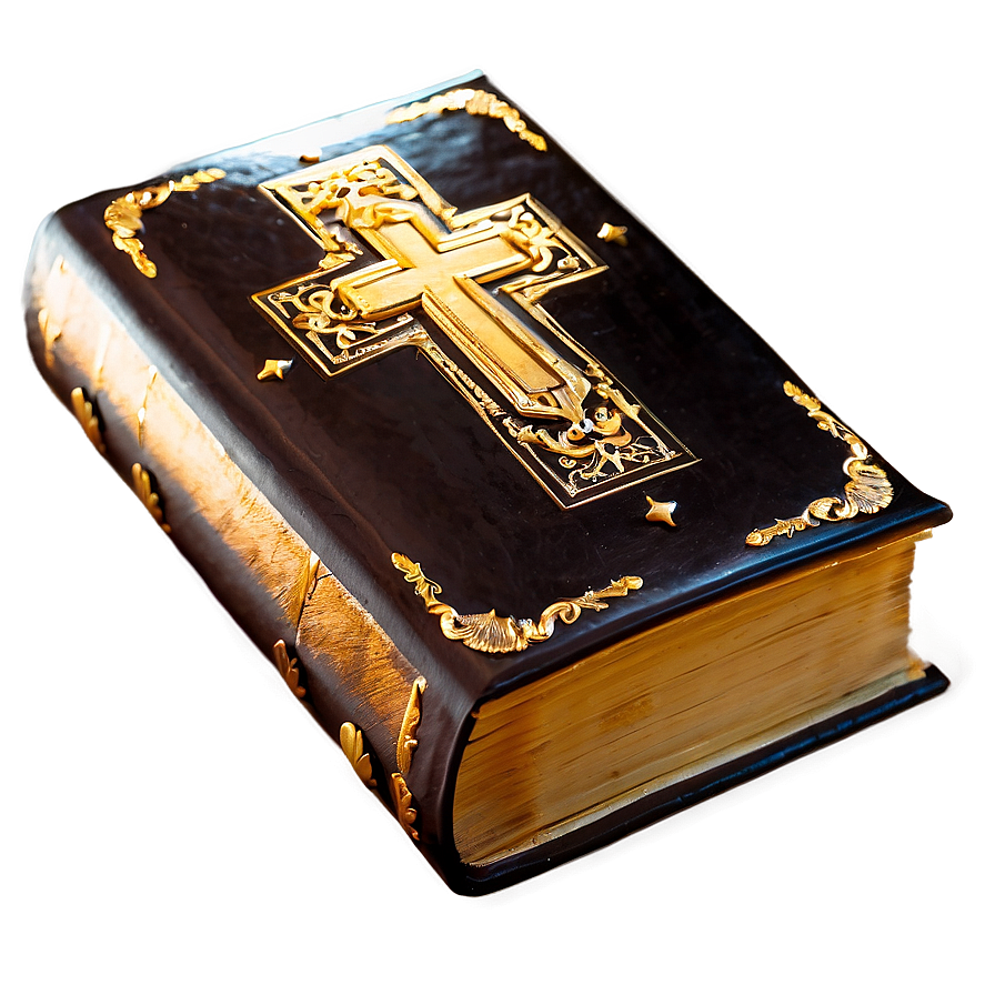 Bible With Golden Cross Png 22 PNG Image