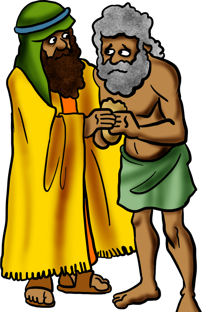 Biblical Characters Dialogue PNG Image